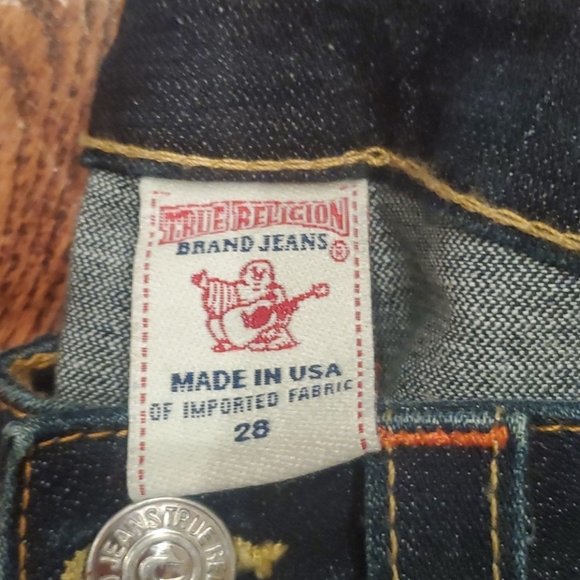 NWT True Religion Jeans Johnny, sz 28 - Picture 3 of 4